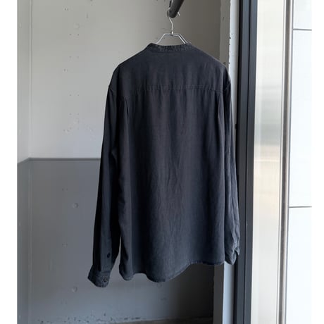 2000's〜 "HempAge" Hemp fabric band collar shirt