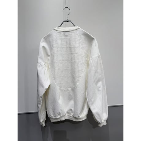 1980's Switching Fabric design pullover shirt with pocket