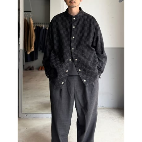 1980's-1990's Plaid pattern snap button jacket