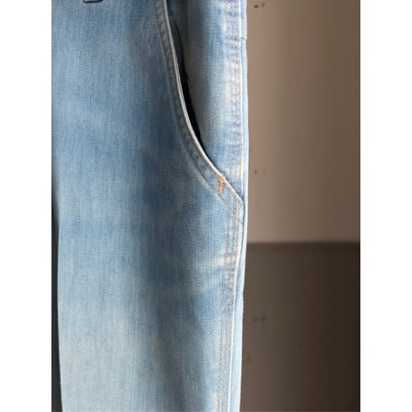 〜1980's "Levi's ACTION SLACKS" Faded color semi-flare pants