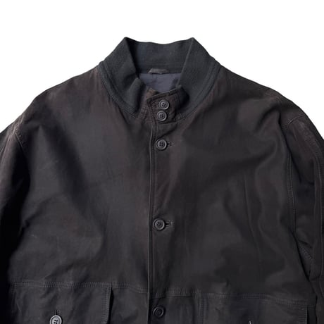 1990's Type A-1 Charcoal color nubuck leather jacket