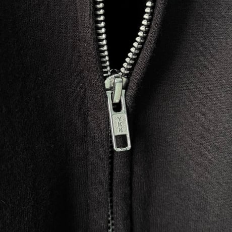 2000's〜 "Hanes Ultimate Cotton" Black Color Full-Zip Hoodie