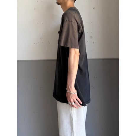 1980's Sun faded & Damaged Black Color Tee