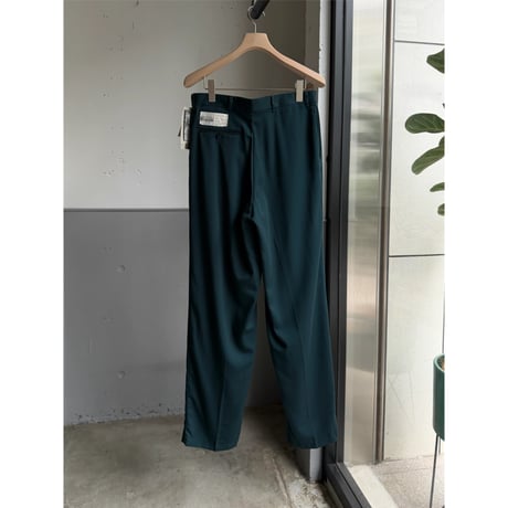 (Deadstock) 1990's "CITY STREETS" Rayon blend 3tuck slacks pants