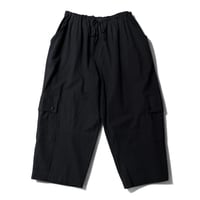 2000's Cotton fabric cropped relaxing pants with side flap pocket