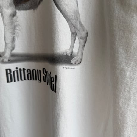 "Brittany Spaniel" DOG Printed tee
