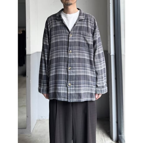2000's "GEOFFERY BEENE" Cotton plaid pattern pajama shirt