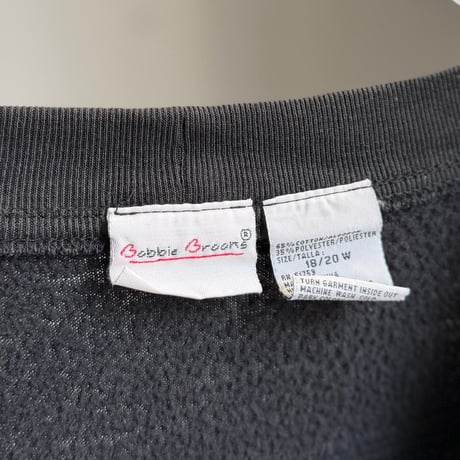 1990's Black color sweat cardigan