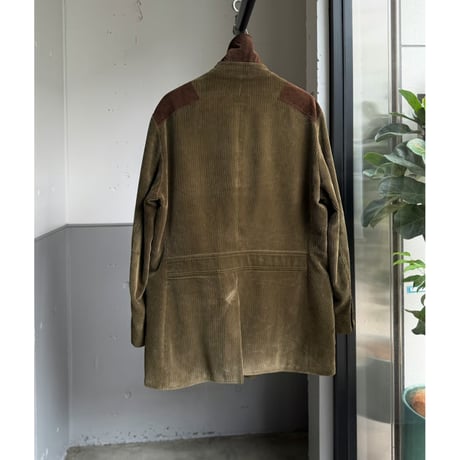 1990's-2000's "Polo by Ralph Lauren" Leather Switching Design 4pocket Corduroy Jacket