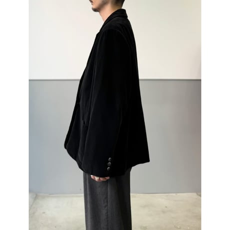 1990's Cotton Velvet Fabric Tailored Jacket