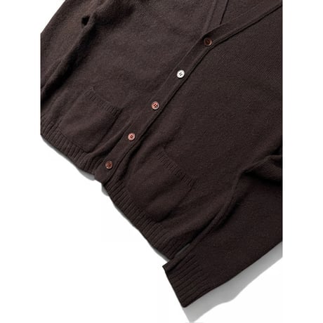 1980's "Jantzen" Brown color wool knit cardigan