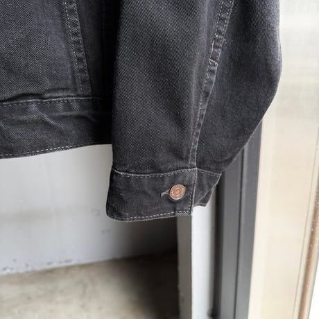 Early 2000's "Levi's" Black Denim Trucker Jacket