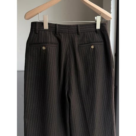 1990's Wool blend 2tuck slacks pants