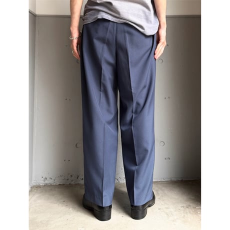 (DEAD STOCK) 1990's "pierre cardin" Viscose blend 3tuck slacks pants