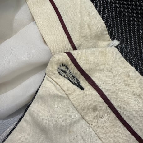 1980's-1990's ITALY MADE Wool Blend 2tuck Slacks Pants
