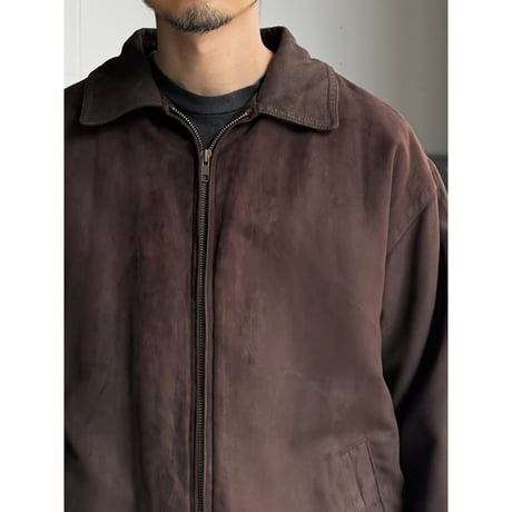 2000's Leather Collar Padding Jacket