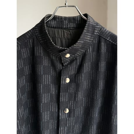 1980's-1990's Plaid pattern snap button jacket