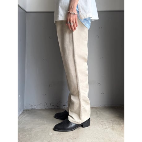 2000's Linen/Rayon fabric relaxing pants with 4pocket