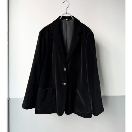 1990's Cotton Velvet Fabric Tailored Jacket