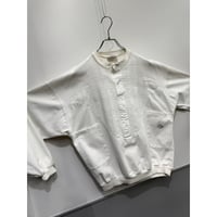 1980's Switching Fabric design pullover shirt with pocket