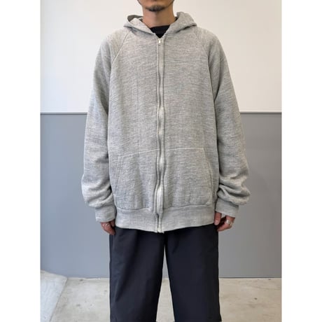 Late 1970's-Early 1980's Romania Made Thermal lined zip up hoodie