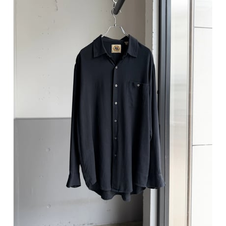 2000's Silk / Cotton fabric long sleeve shirt