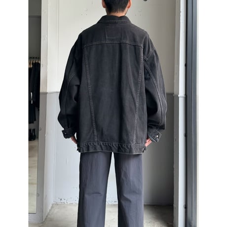 Early 2000's "Levi's" Black Denim Trucker Jacket