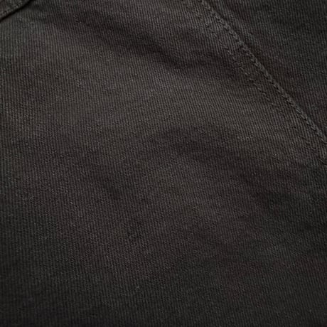 1990's Black denim 4pocket trucker jacket