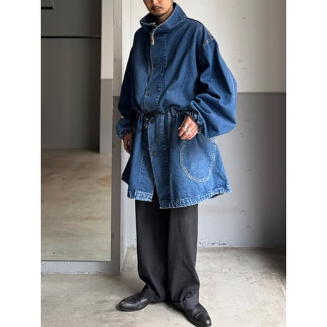 1990's Type M-65 Denim fabric fishtail coat
