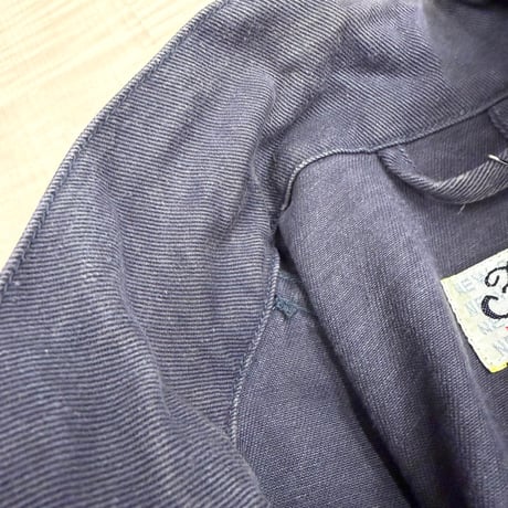 1990's  Lavender gray color 4pocket denim trucker jacket