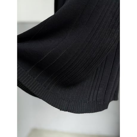 2000's "JHANE BARNES" Irregular rib silk knit pullover