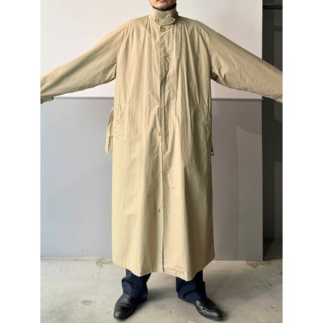 1990's "Polo by Ralph Lauren" One Panel Sleeve Cotton Long Coat