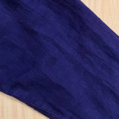 1990's Purple linen fabric long sleeve shirt