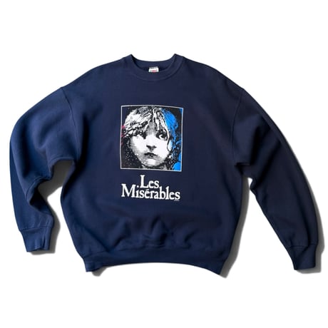 1990's-2000's "Les Miserables" Printed Sweat Shirt