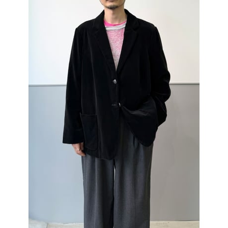 1990's Cotton Velvet Fabric Tailored Jacket
