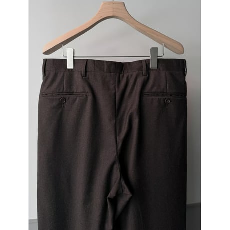 2000's "ZIGNONE" ITALY MADE Cashmere blend 2tuck slacks pants