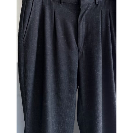 1980's USA MADE Gray × Pink color 2tuck slacks pants