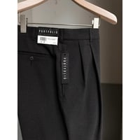 (Dead Stock) 2000's "PERRY ELLIS PORTFOLIO" Viscose blend 2tuck slacks pants