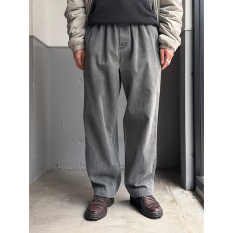 1990's "THE TERRITORY AHEAD" Faded cotton 3pocket relaxing pants