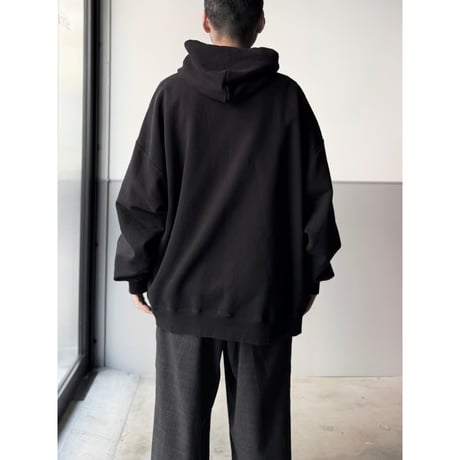 2000's "Hanes Ultimate Cotton" Black Color Full-Zip Hoodie