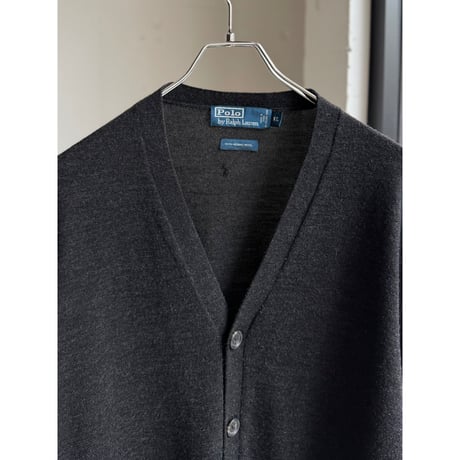1990's-2000's "Polo by Ralph Lauren" ITALIAN YARN Merino wool cardigan