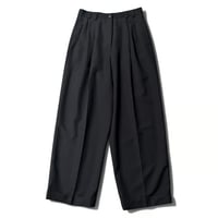 1980's-Early 1990's Extra wide silhouette 2tuck slacks pants
