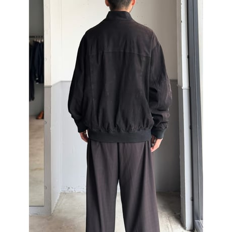 1990's Type A-1 Charcoal color nubuck leather jacket
