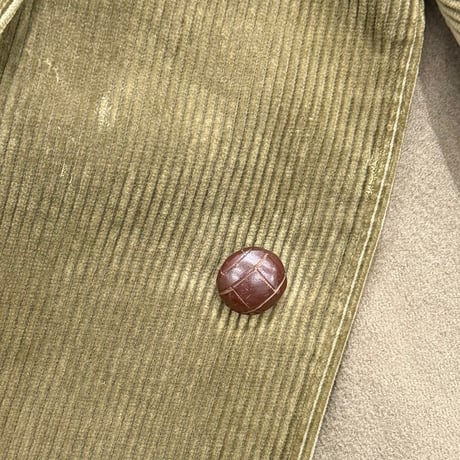 1990's-2000's "Polo by Ralph Lauren" Leather Switching Design 4pocket Corduroy Jacket