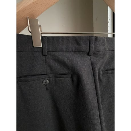 (Dead Stock) 2000's "PERRY ELLIS PORTFOLIO" Viscose blend 2tuck slacks pants