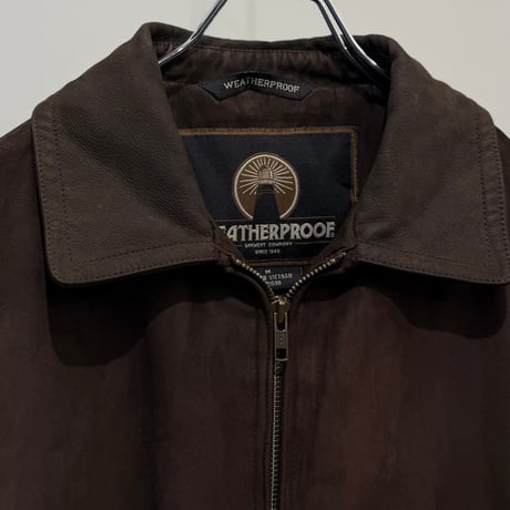 2000's Leather Collar Padding Jacket