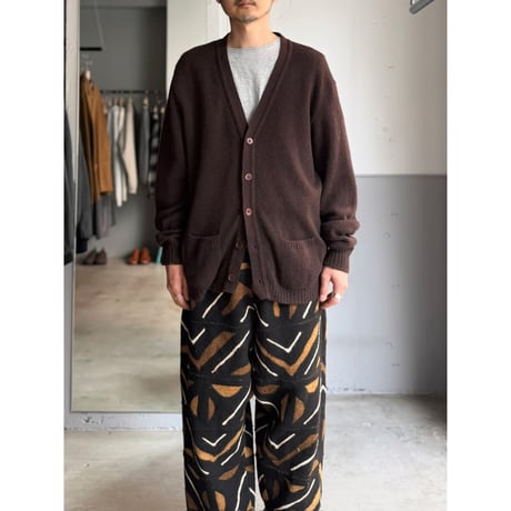 1980's "Jantzen" Brown color wool knit cardigan