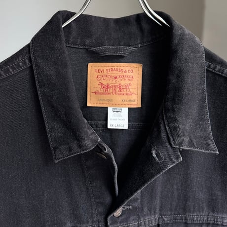 Early 2000's "Levi's" Black Denim Trucker Jacket