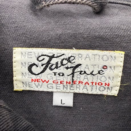 1990's  Lavender gray color 4pocket denim trucker jacket