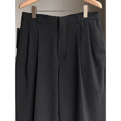 (Dead Stock) 2000's "PERRY ELLIS PORTFOLIO" Viscose blend 2tuck slacks pants